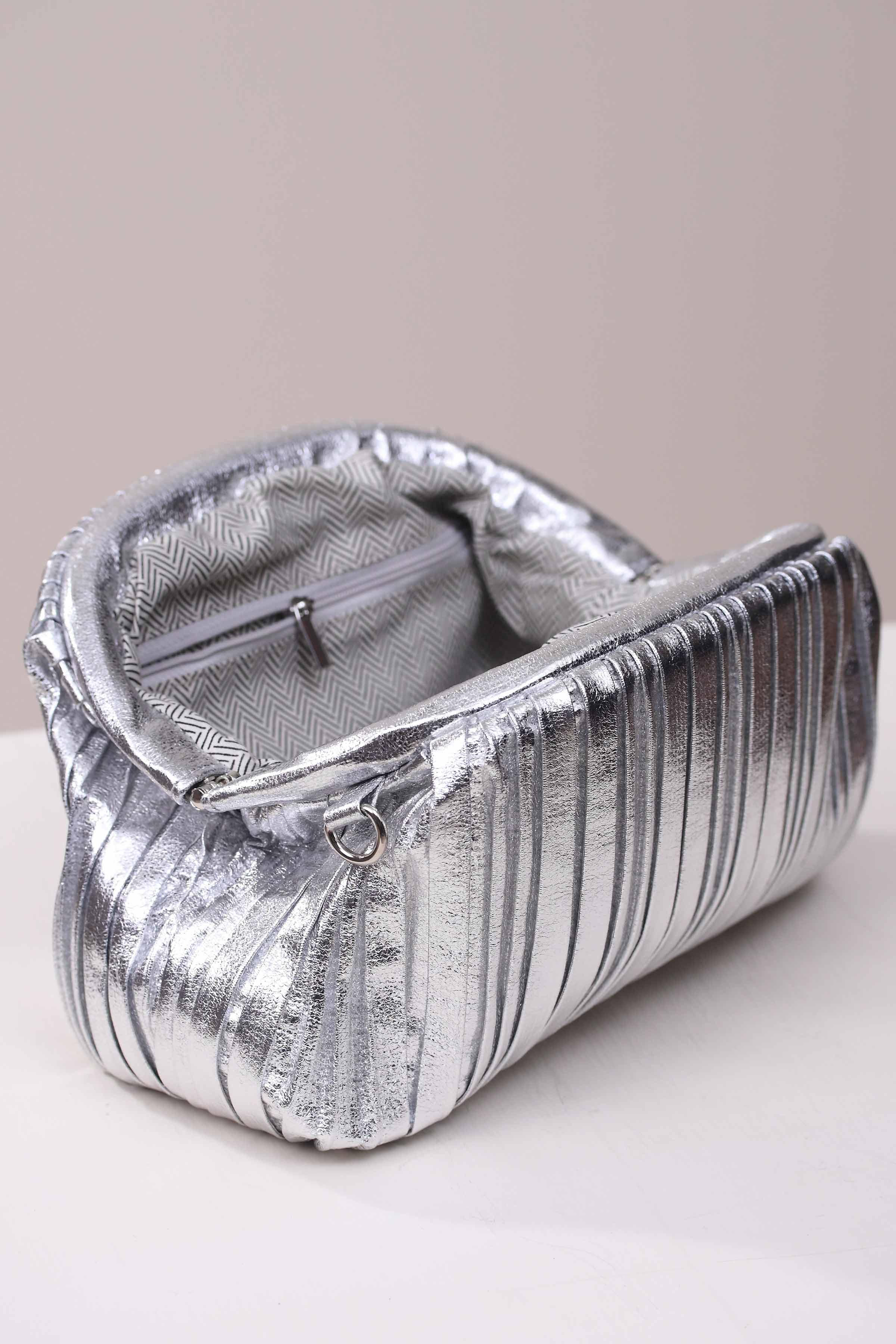 Silver Shoulder Bag-444642120 - Image 3
