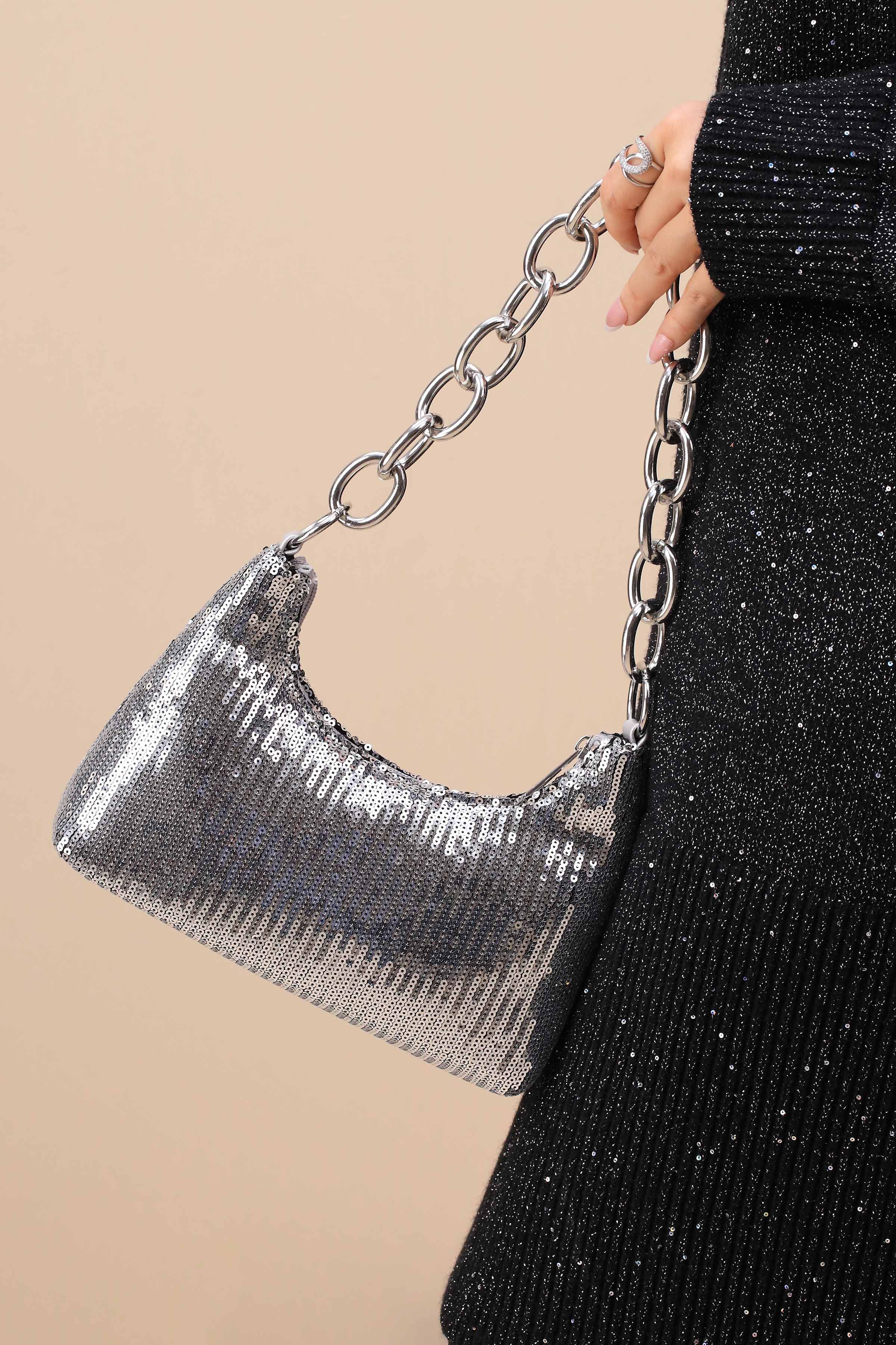 Silver Clutch-445732120 - Image 6