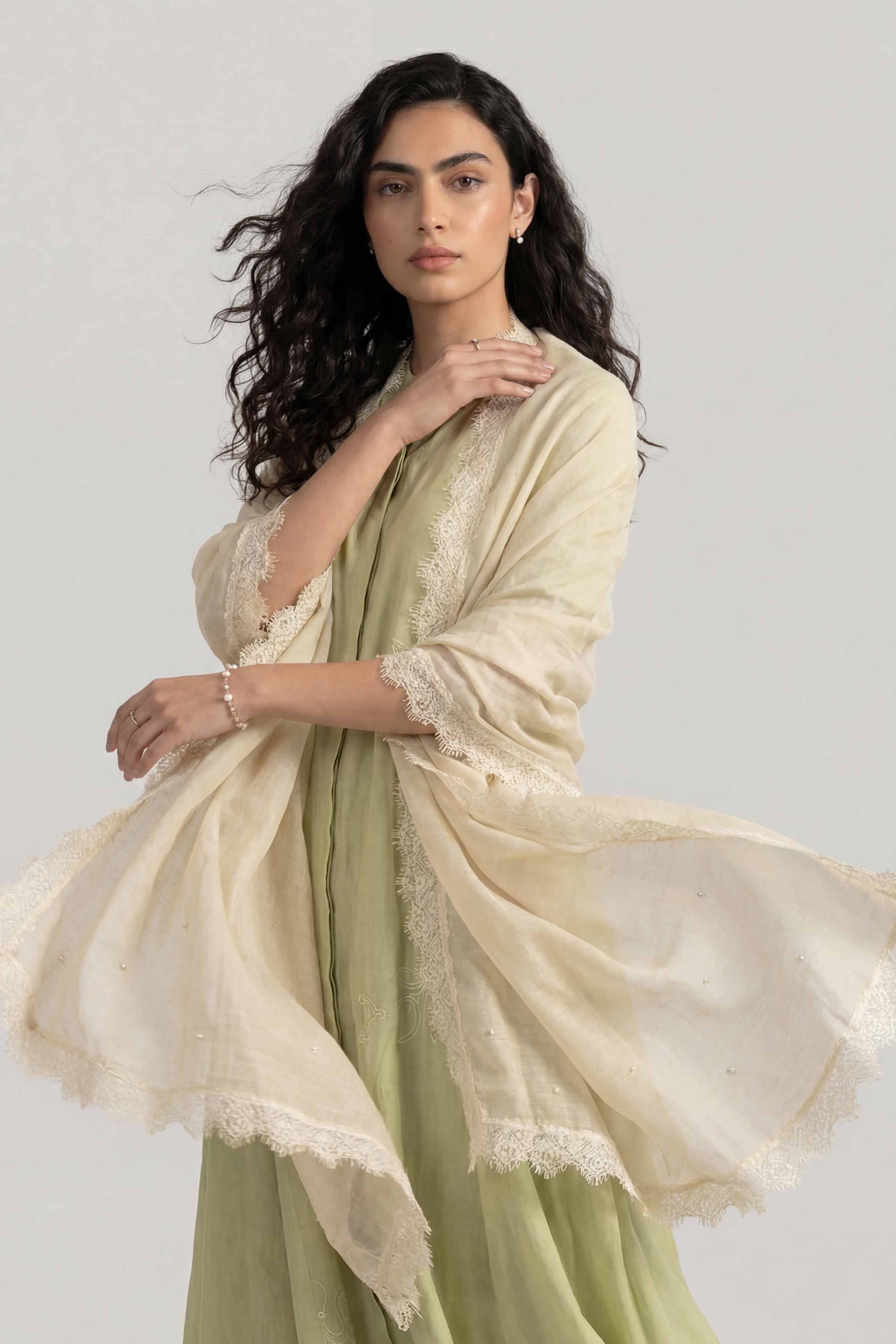 Beige Women Scarf-447912118 - Image 2