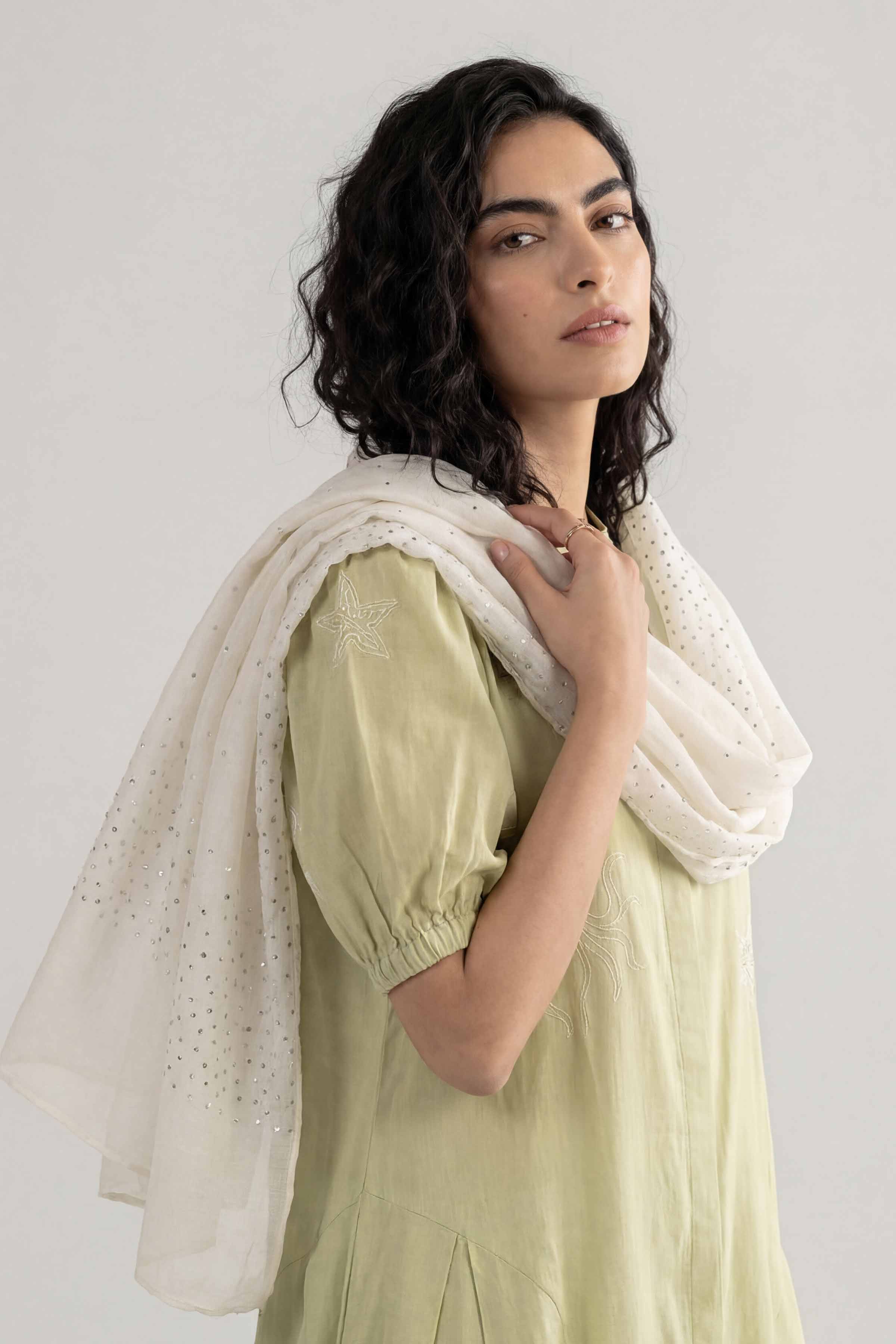 Off White Women Scarf-447932107 - Image 2
