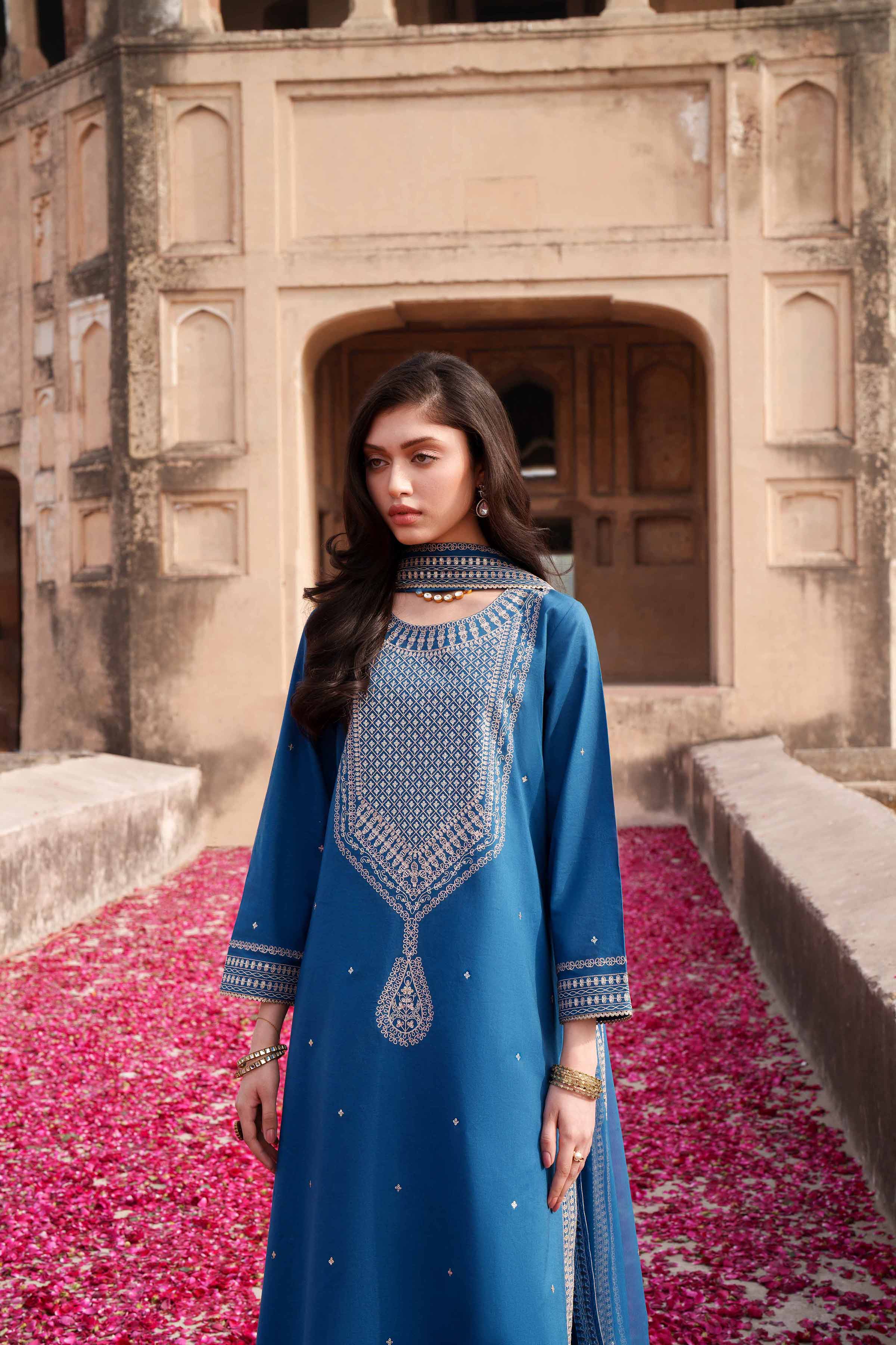 3 Piece - Embroidered Suit - KFE26-133 - Image 5