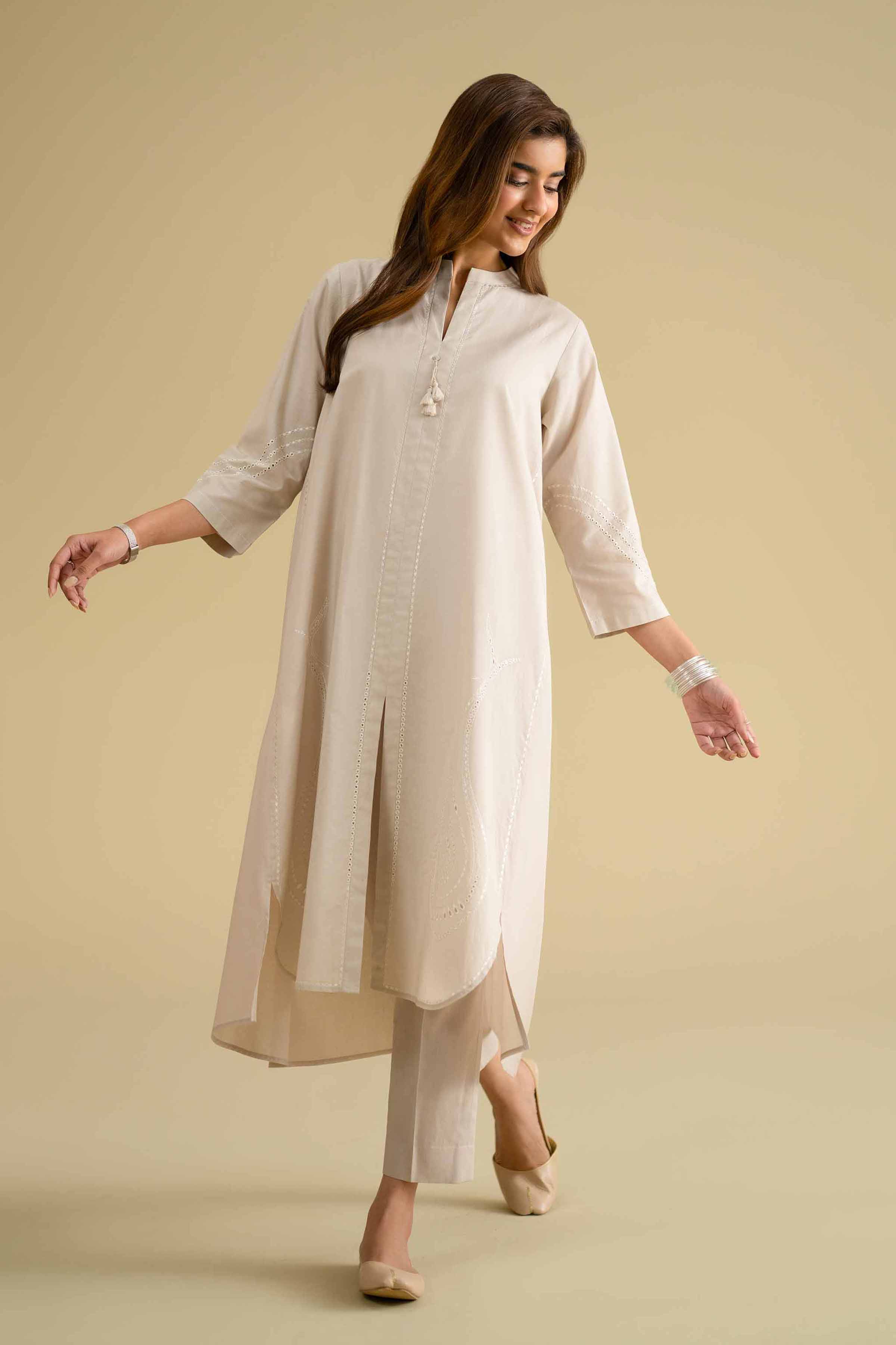 2 Piece - Embroidered Suit - KFE26-55 - Image 2