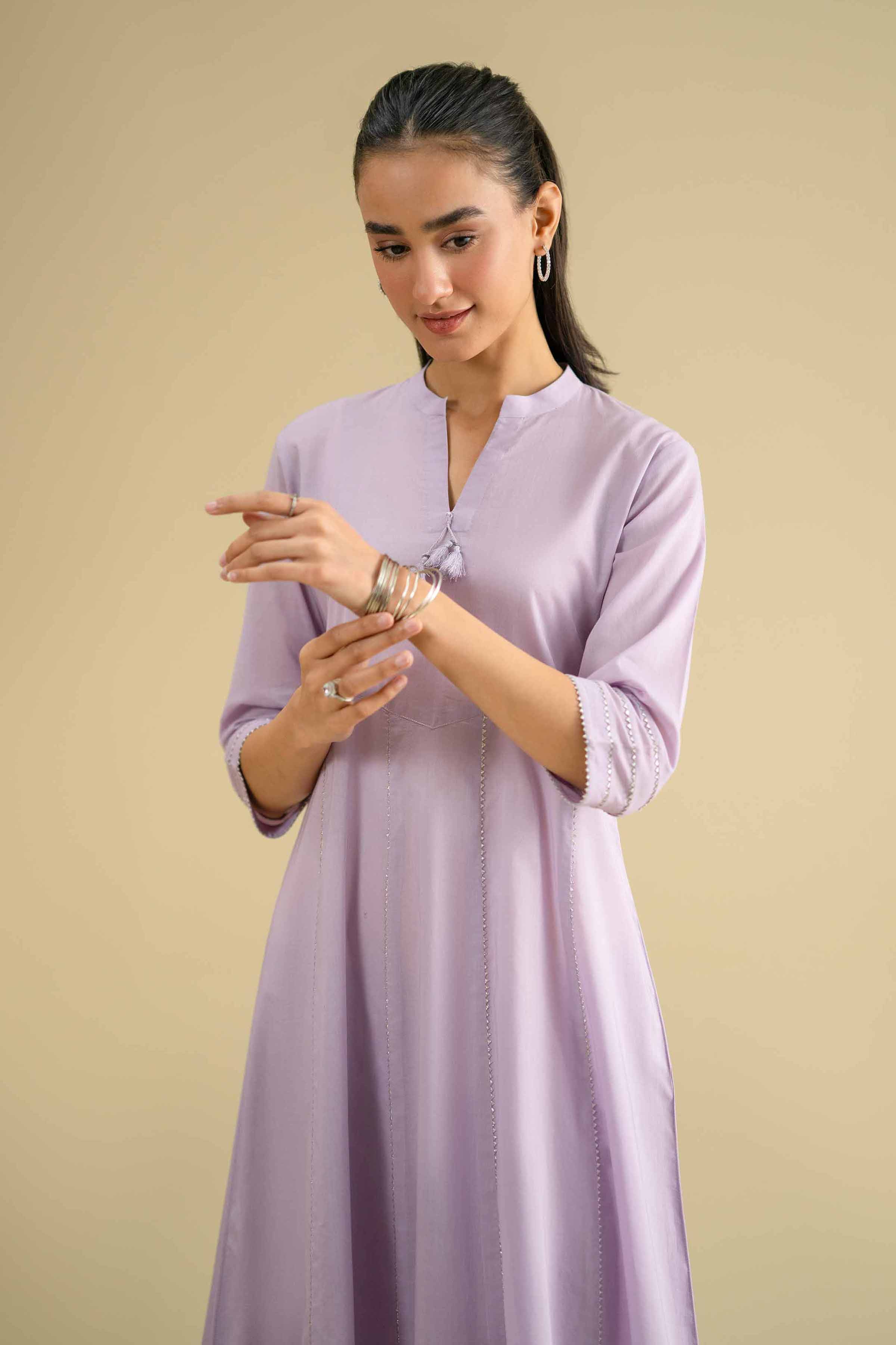 2 Piece - Embroidered Suit - KFE26-58 - Image 5