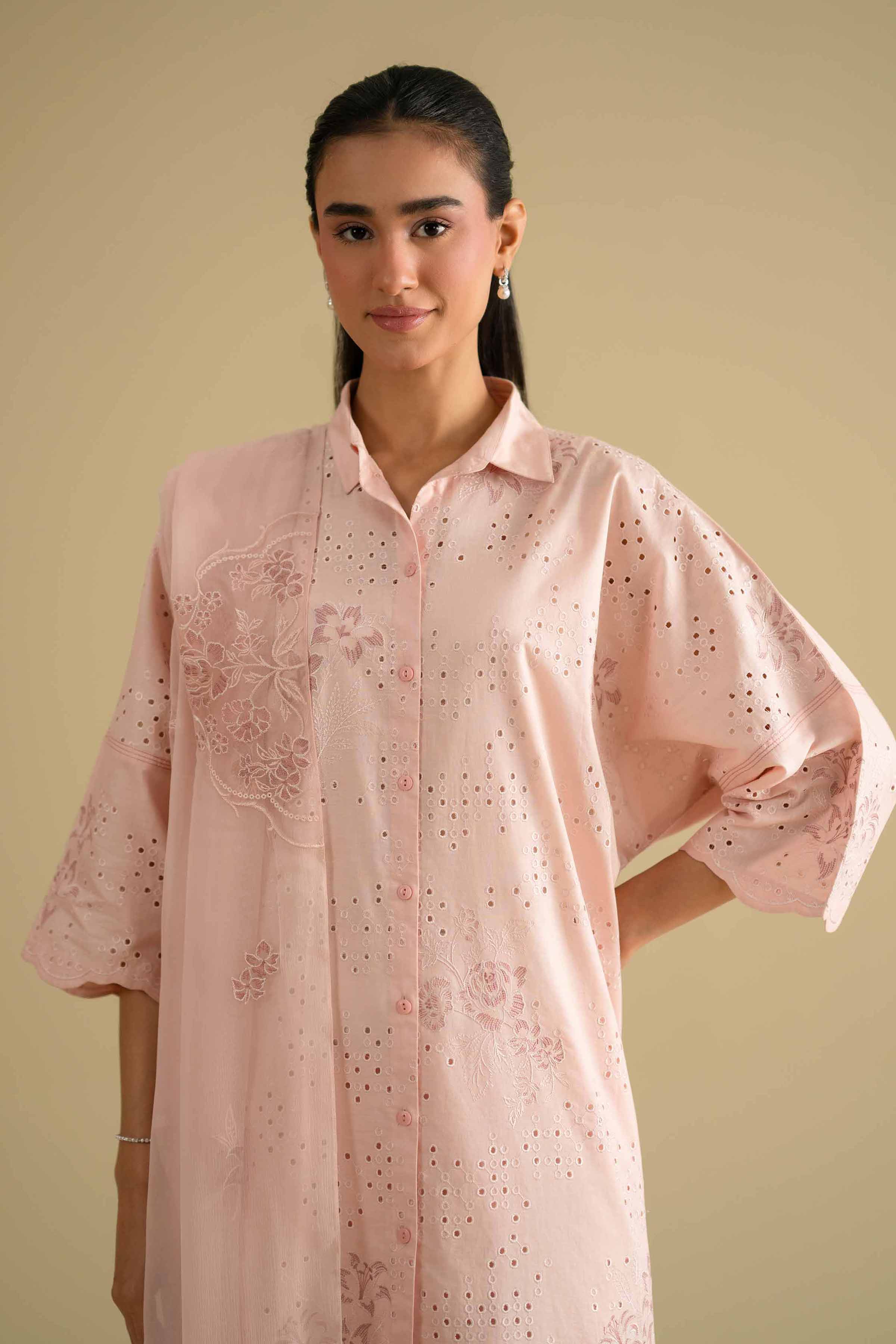 3 Piece - Embroidered Suit - KFE26-89 - Image 7