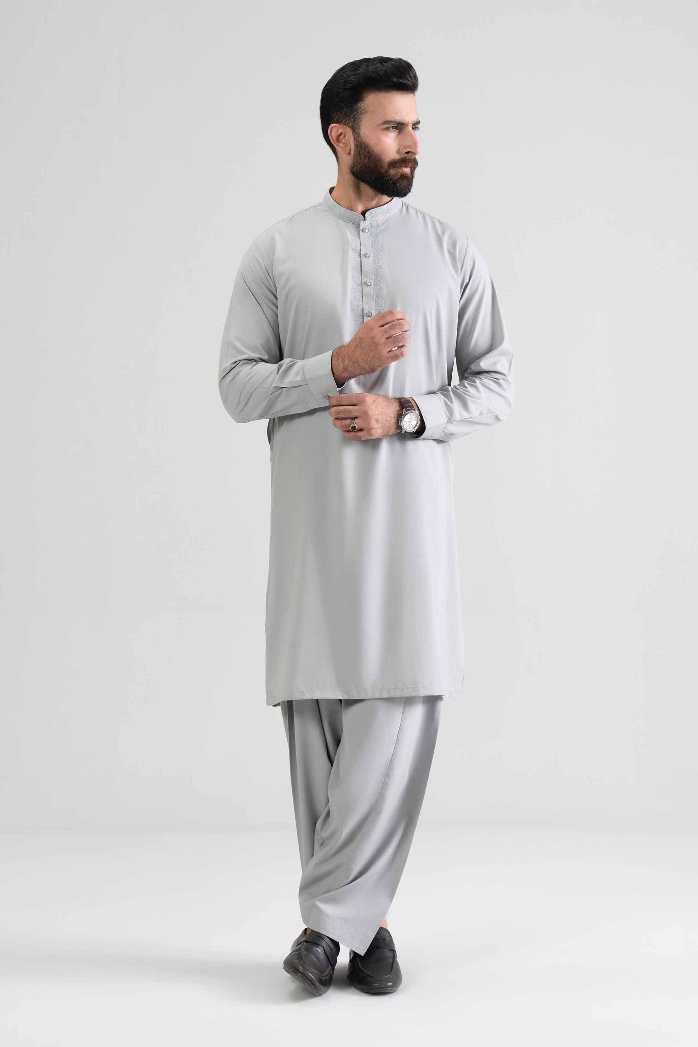 2 Piece - Embroidered Suit - NQ26-001 - Image 4