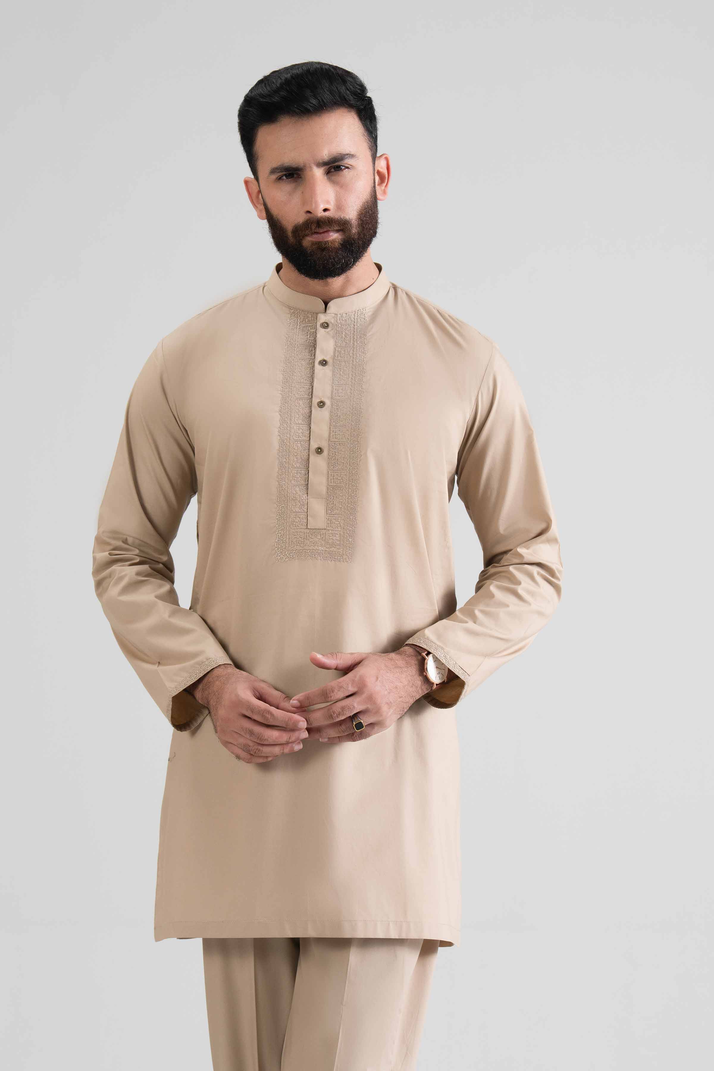 2 Piece - Embroidered Suit - NQ26-003 - Image 6
