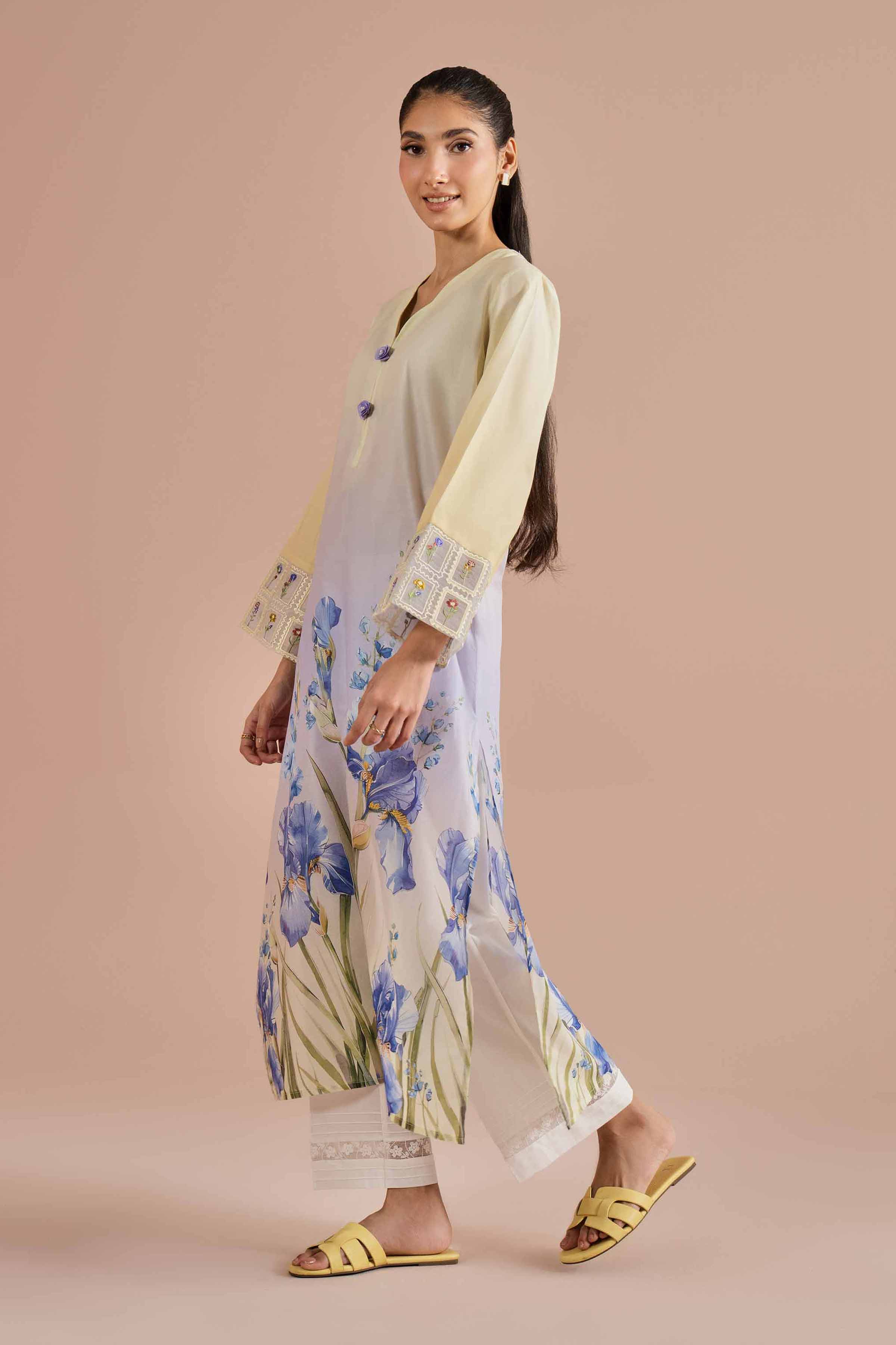 Printed Embroidered Shirt - PE26-02 - Image 4