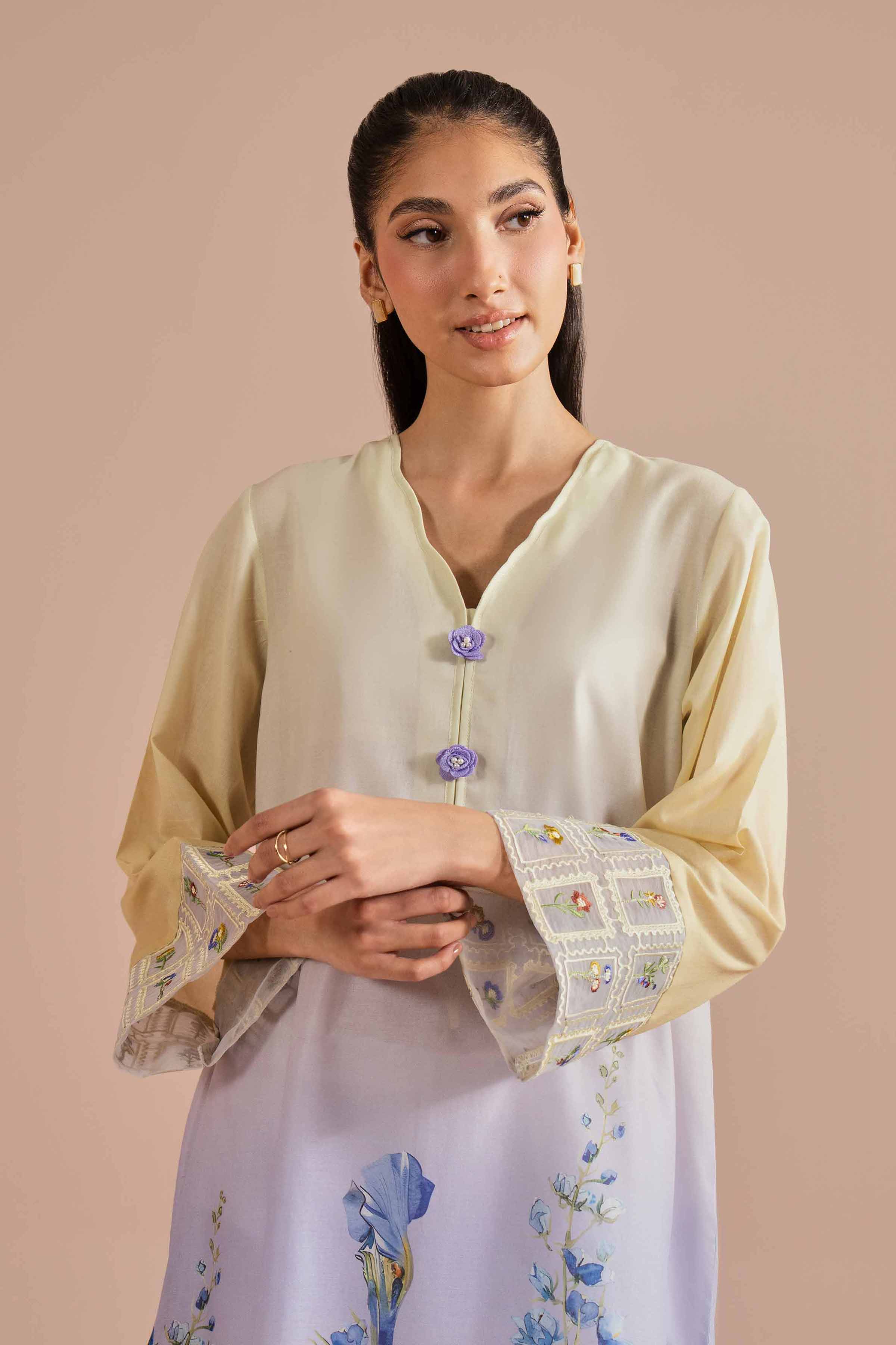 Printed Embroidered Shirt - PE26-02 - Image 6