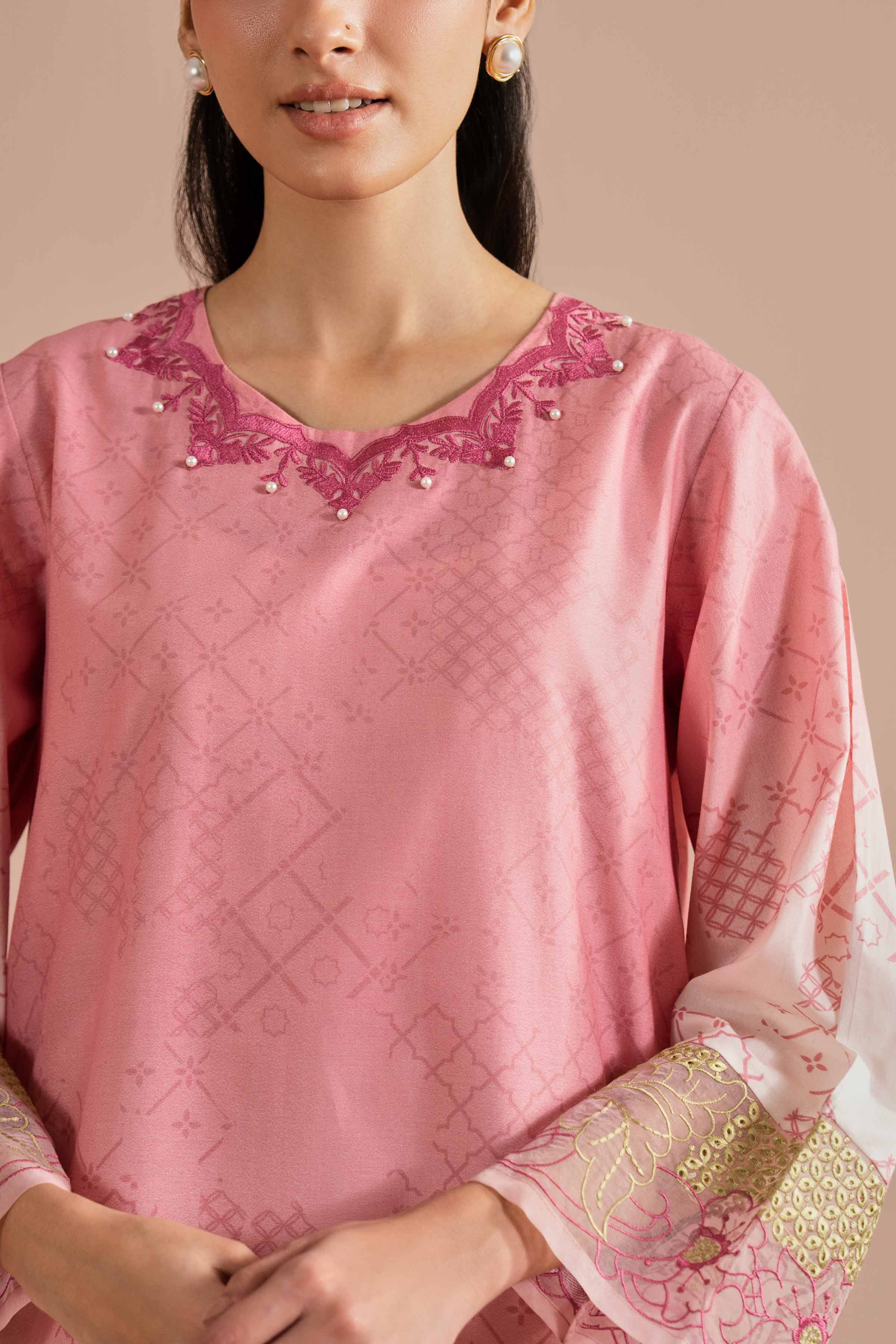 Printed Embroidered Shirt - PE26-03 - Image 6