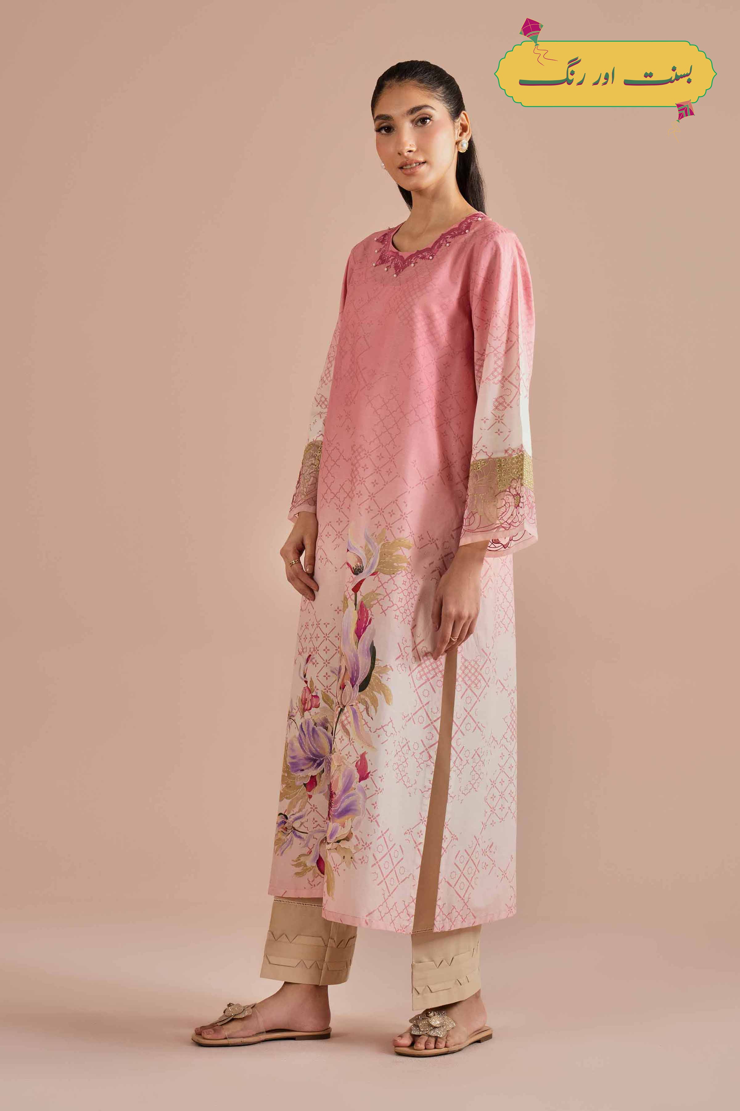 Printed Embroidered Shirt - PE26-03 - Image 8
