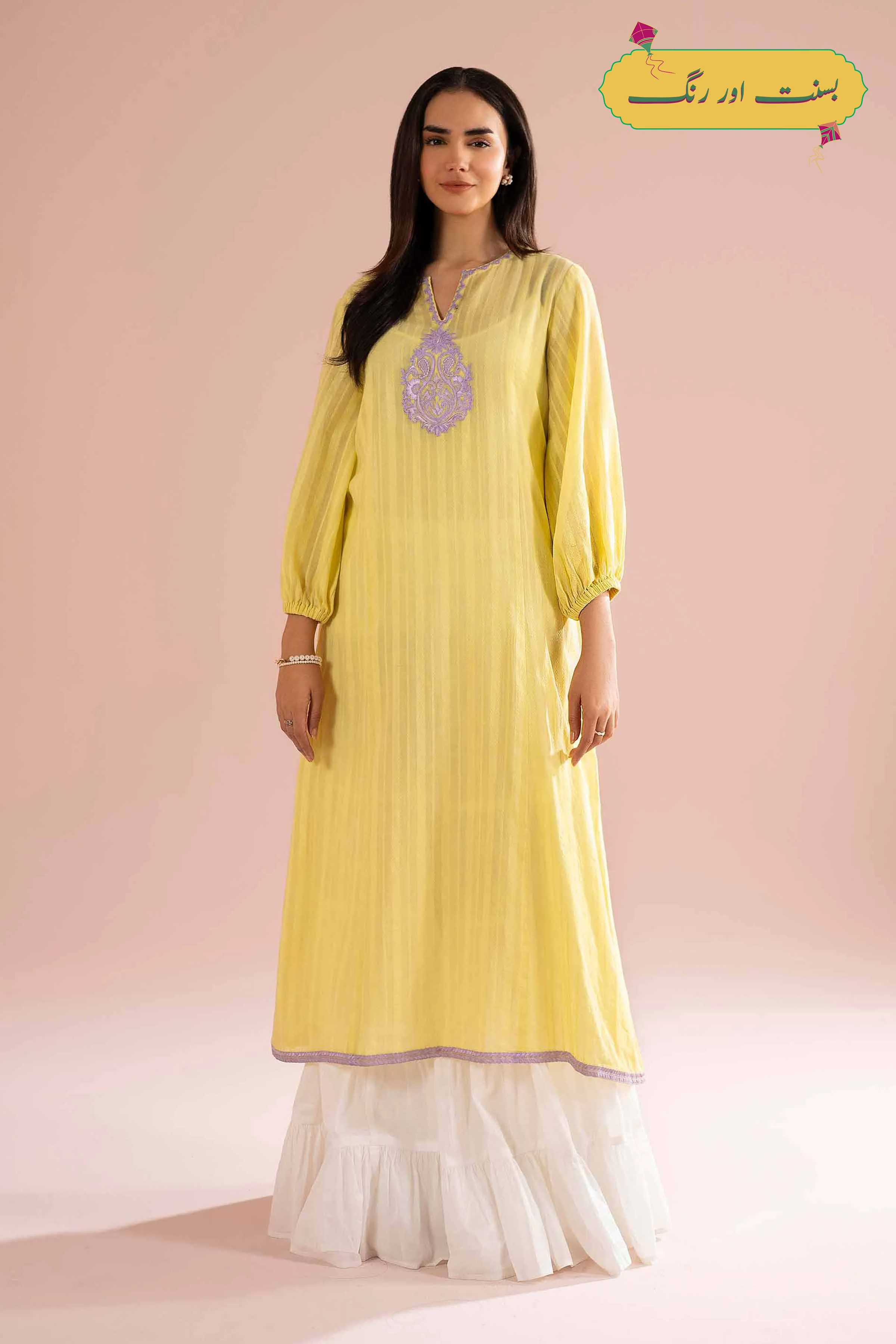 Embroidered Dress - PE26-10 - Image 8