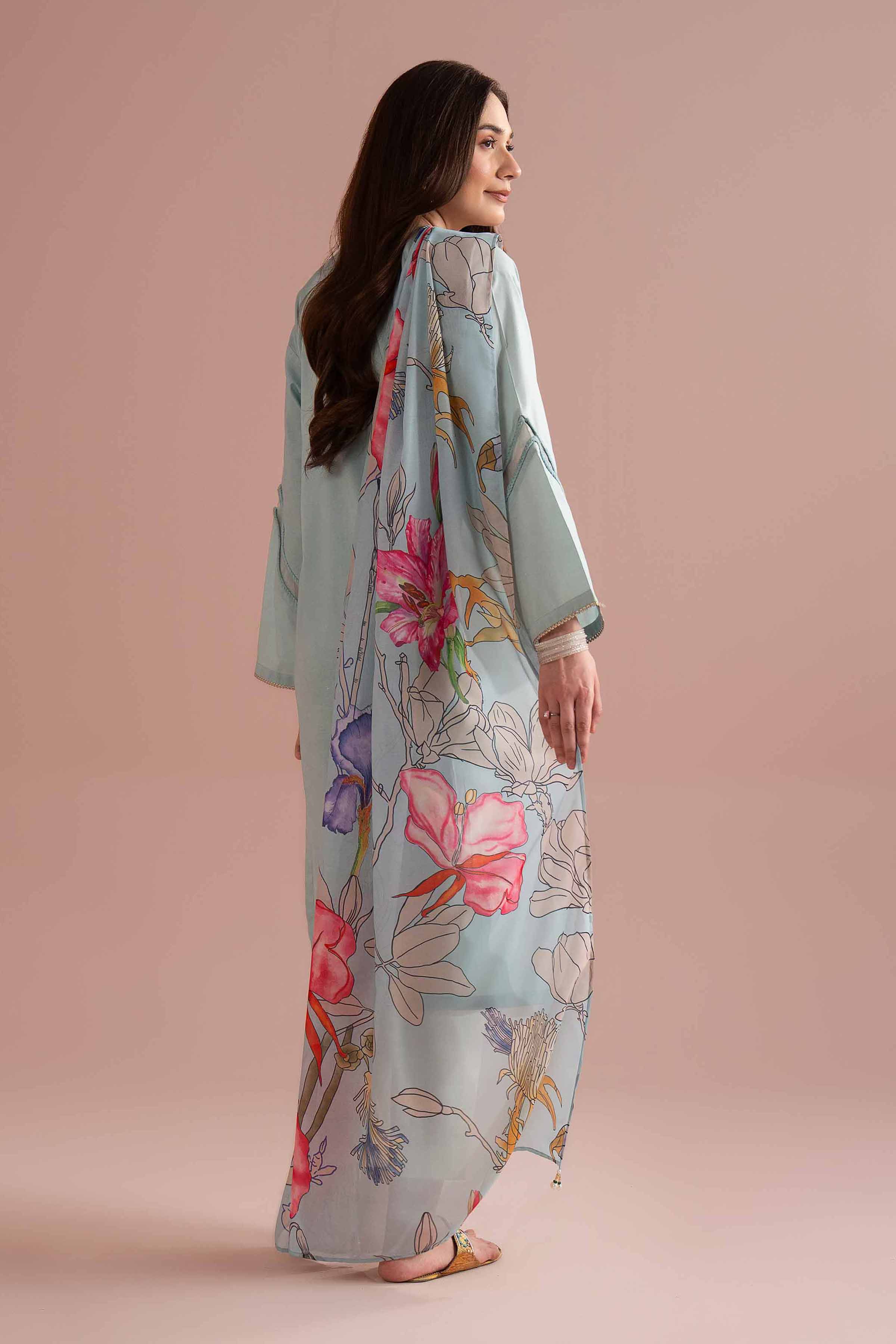2 Piece - Embroidered Suit - PE26-140 - Image 3