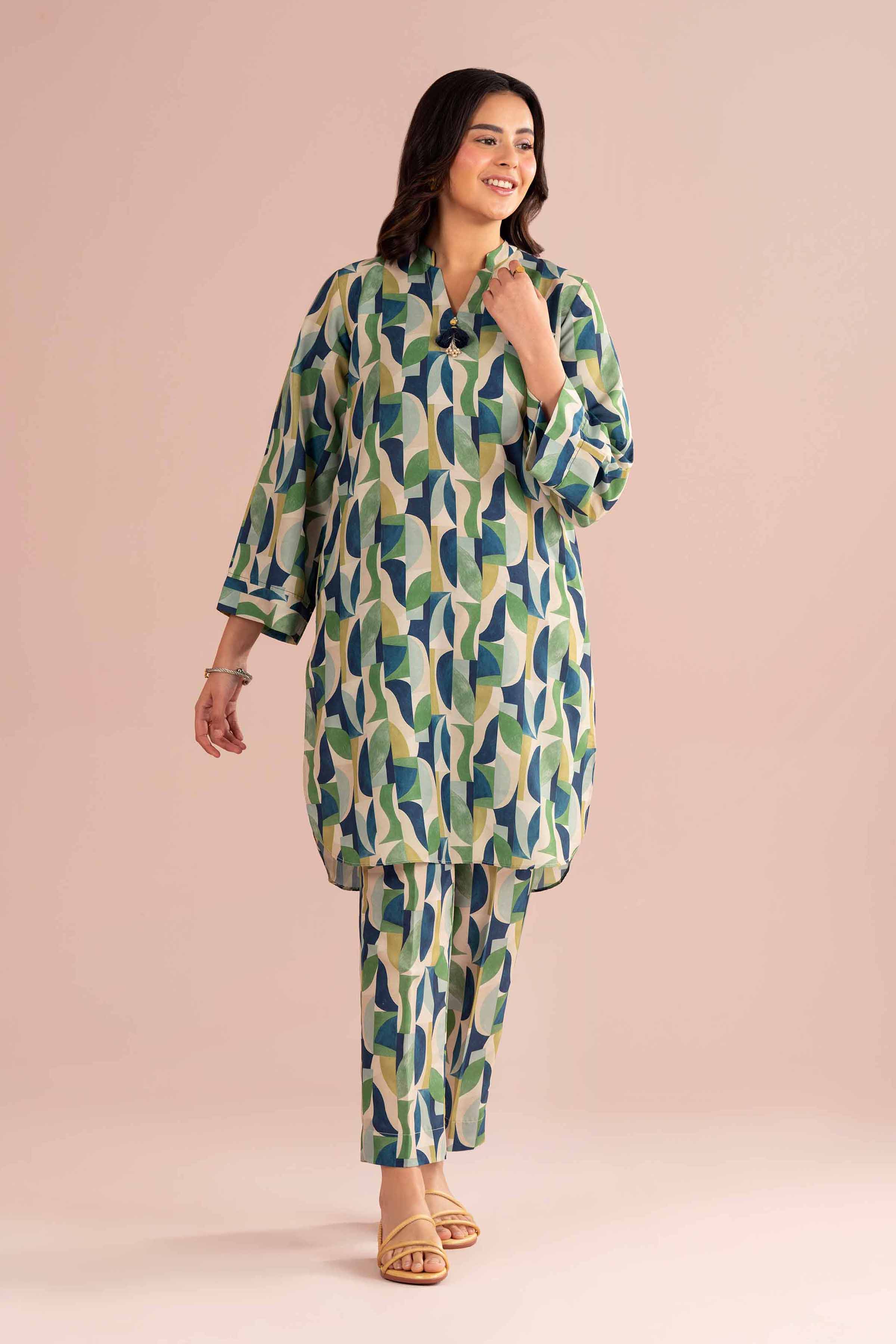 2 Piece - Printed Suit - PE26-363 - Image 4