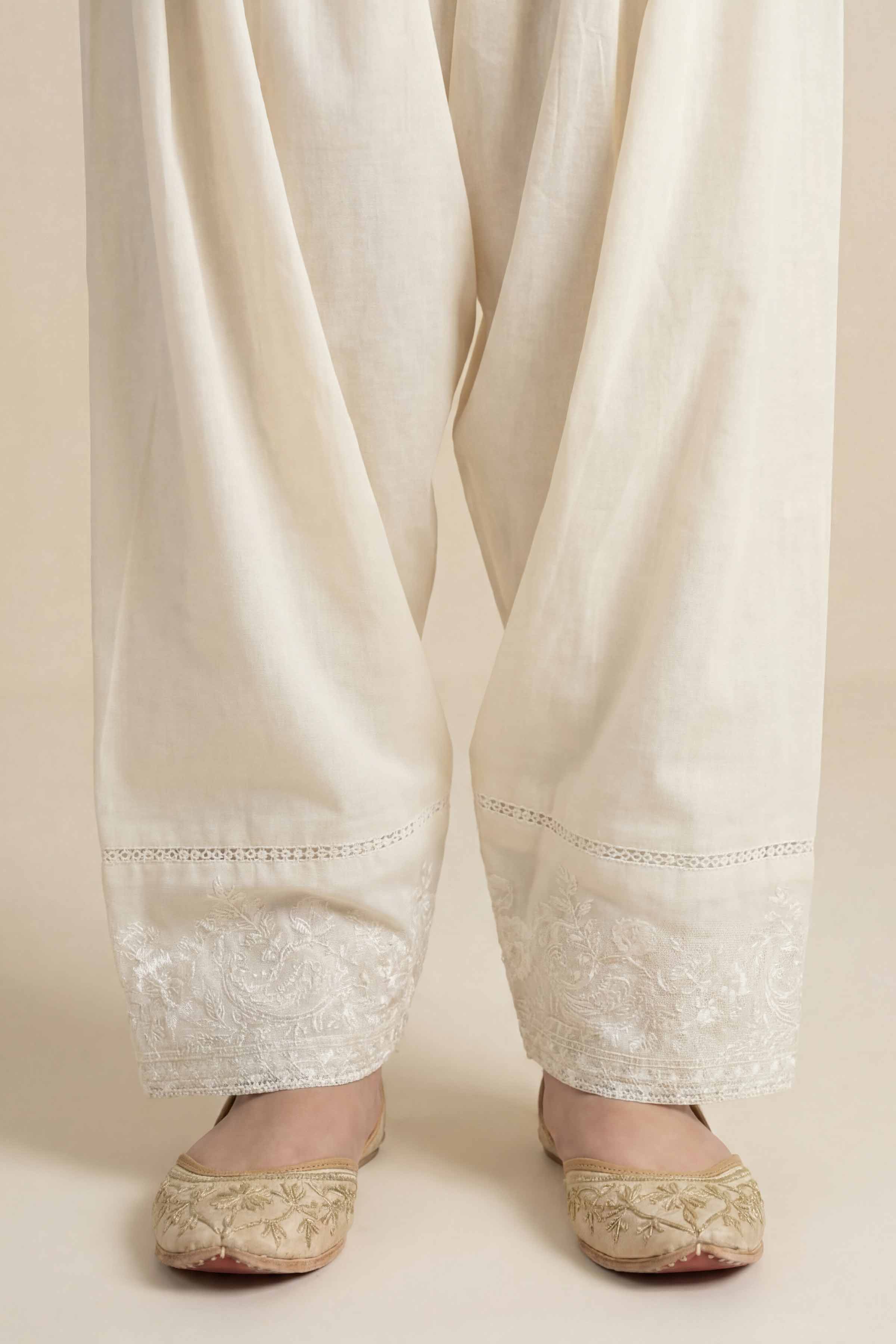 Embroidered Shalwar - PE26-666 - Image 2