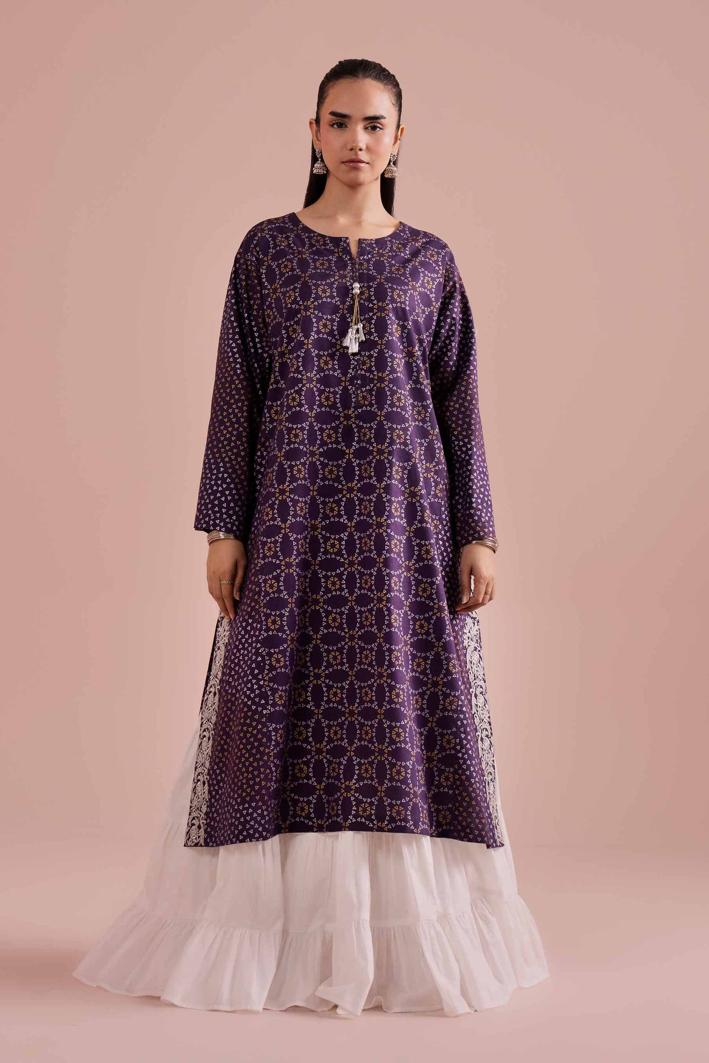 Printed Embroidered Shirt - PE26-88 - Image 6