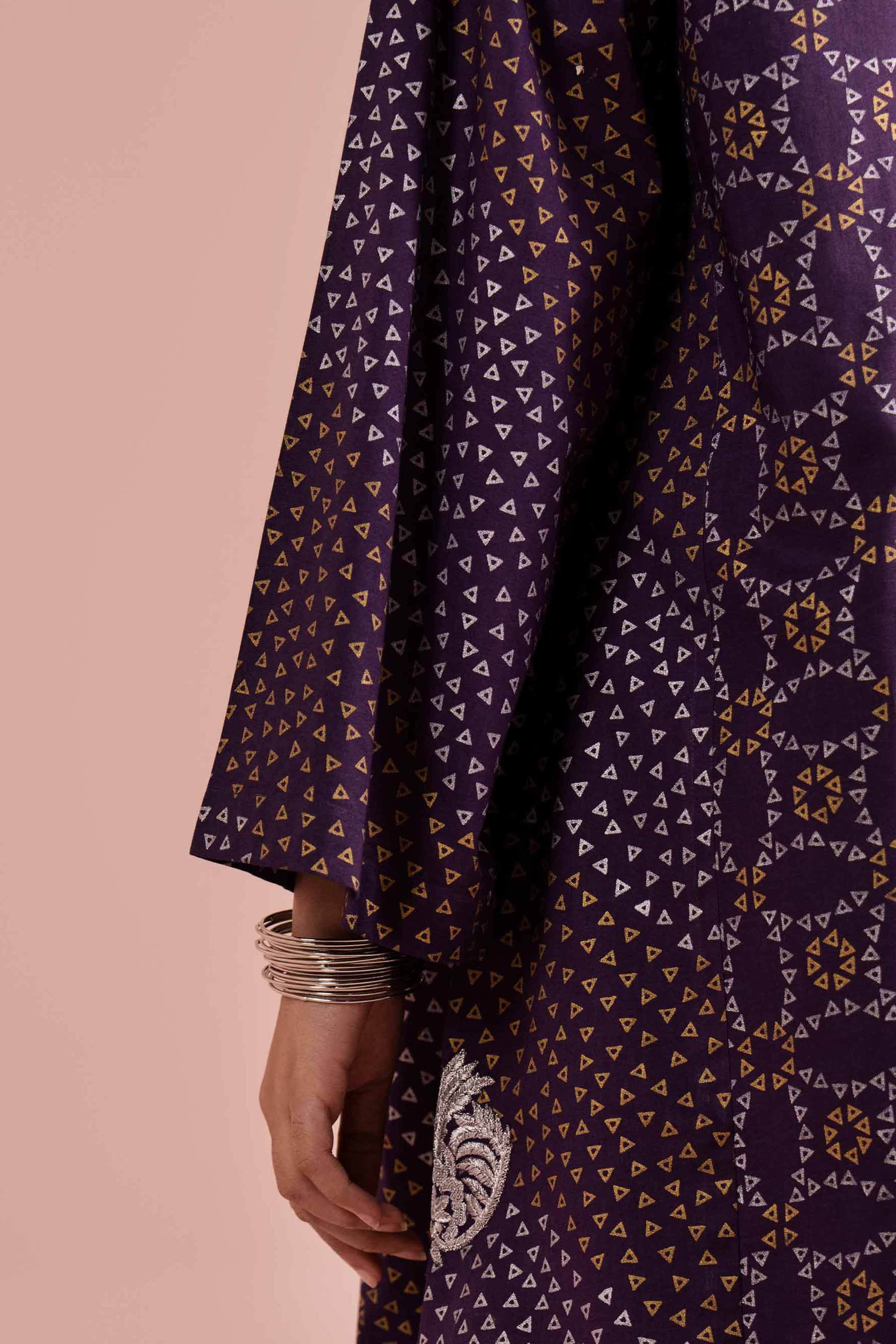 Printed Embroidered Shirt - PE26-88 - Image 8