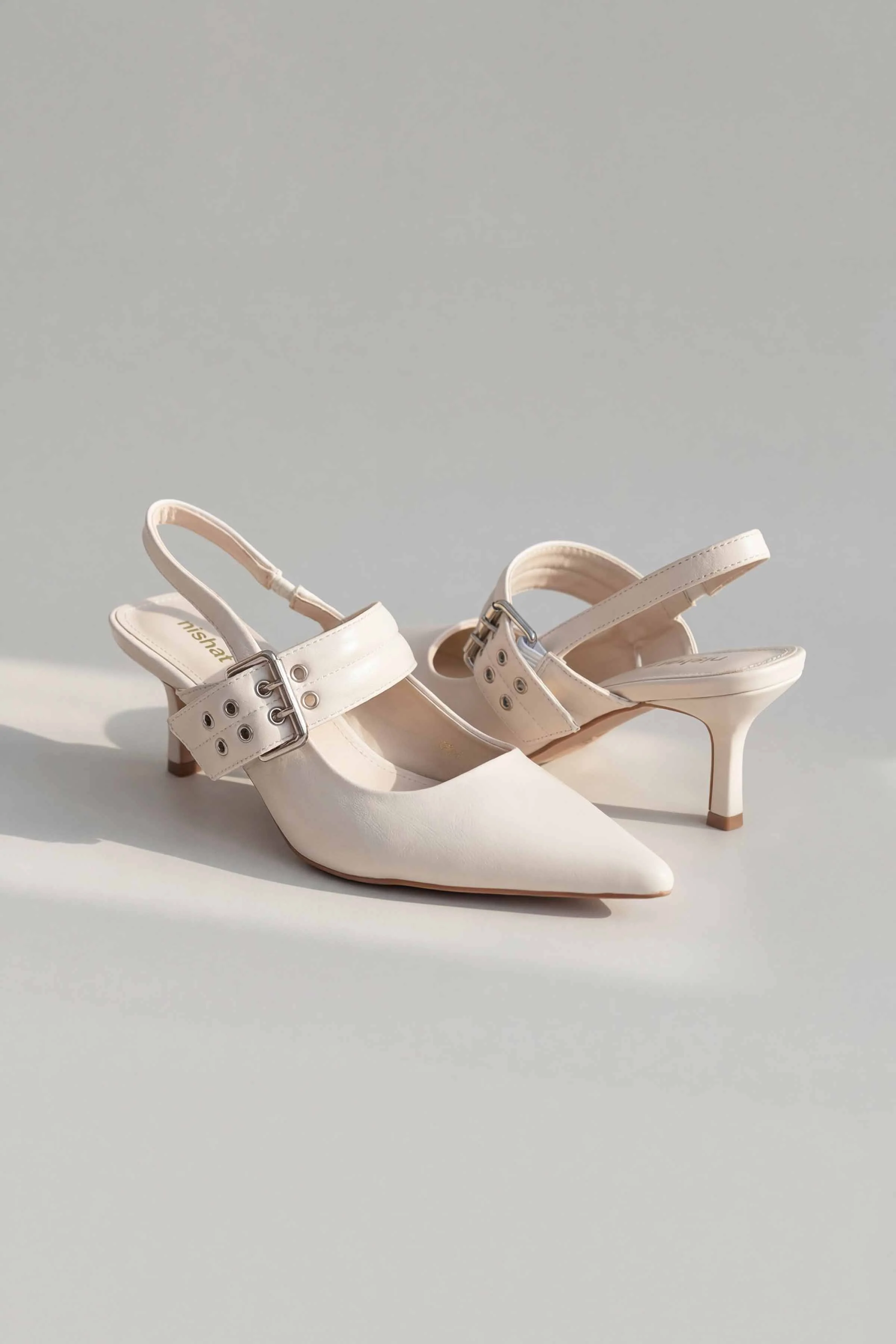 Off White Pumps Heels-445252907 - Image 3