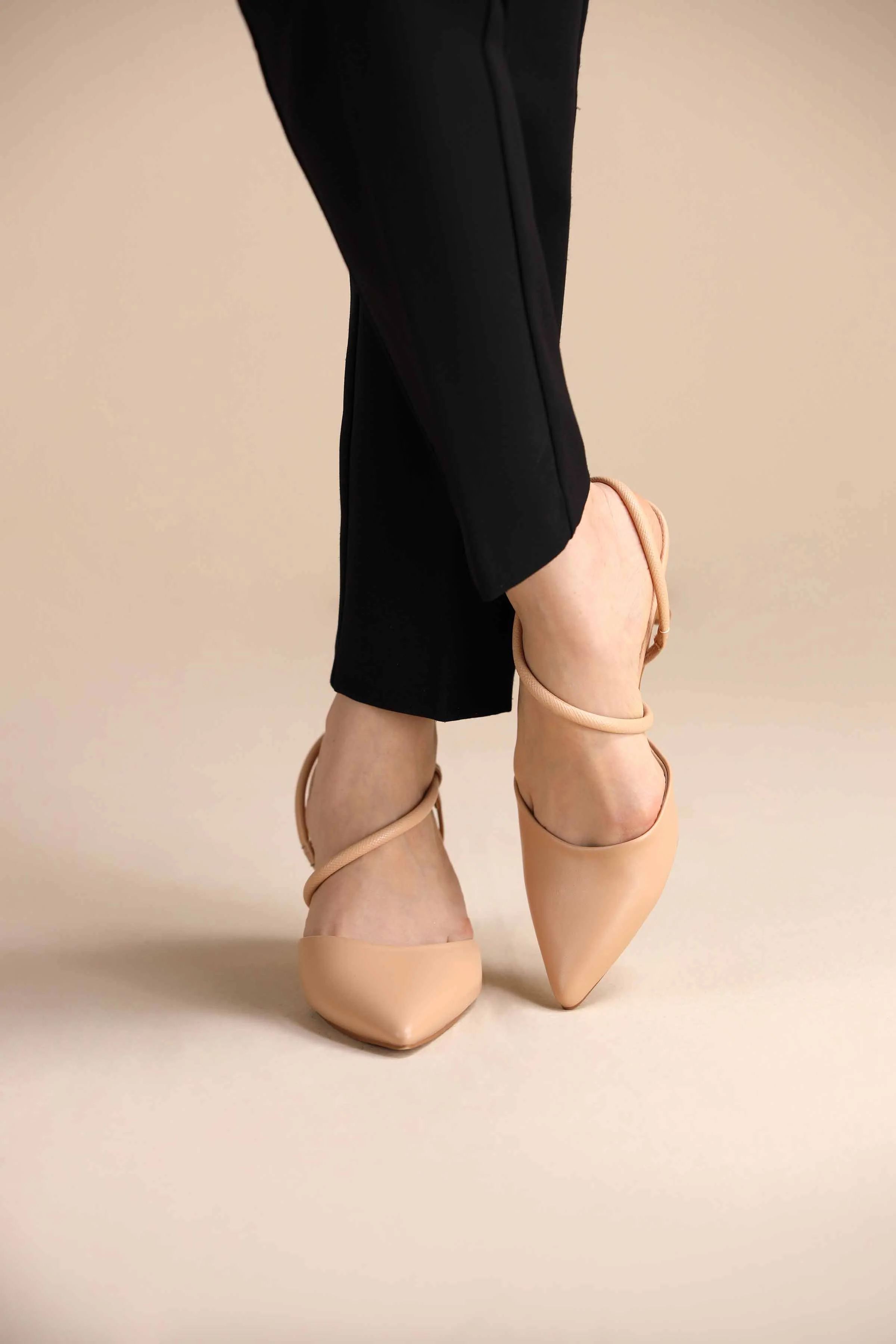 Beige Pumps Heels-442992918 - Image 2