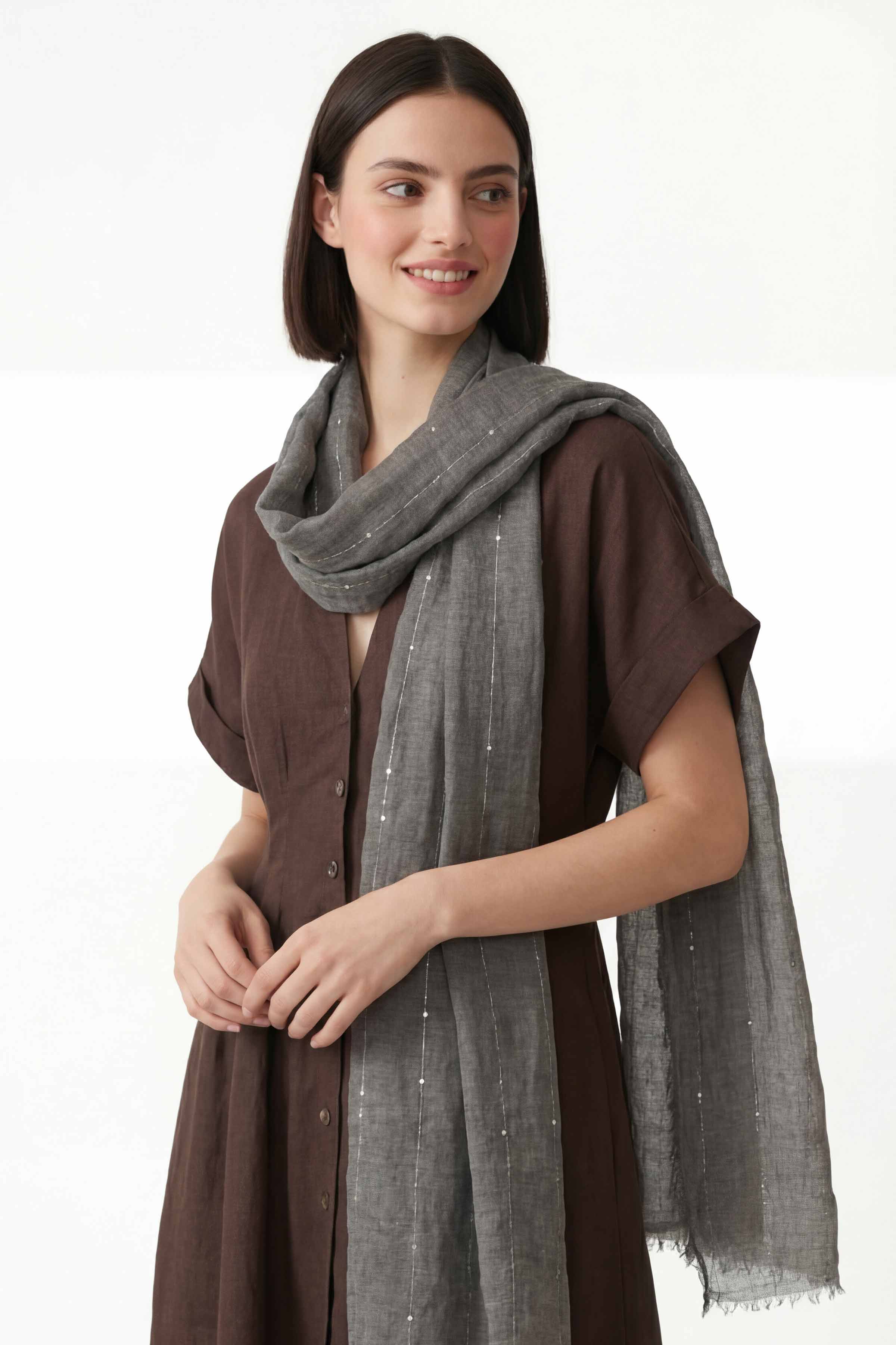 Black Women Scarf-443392103 - Image 4