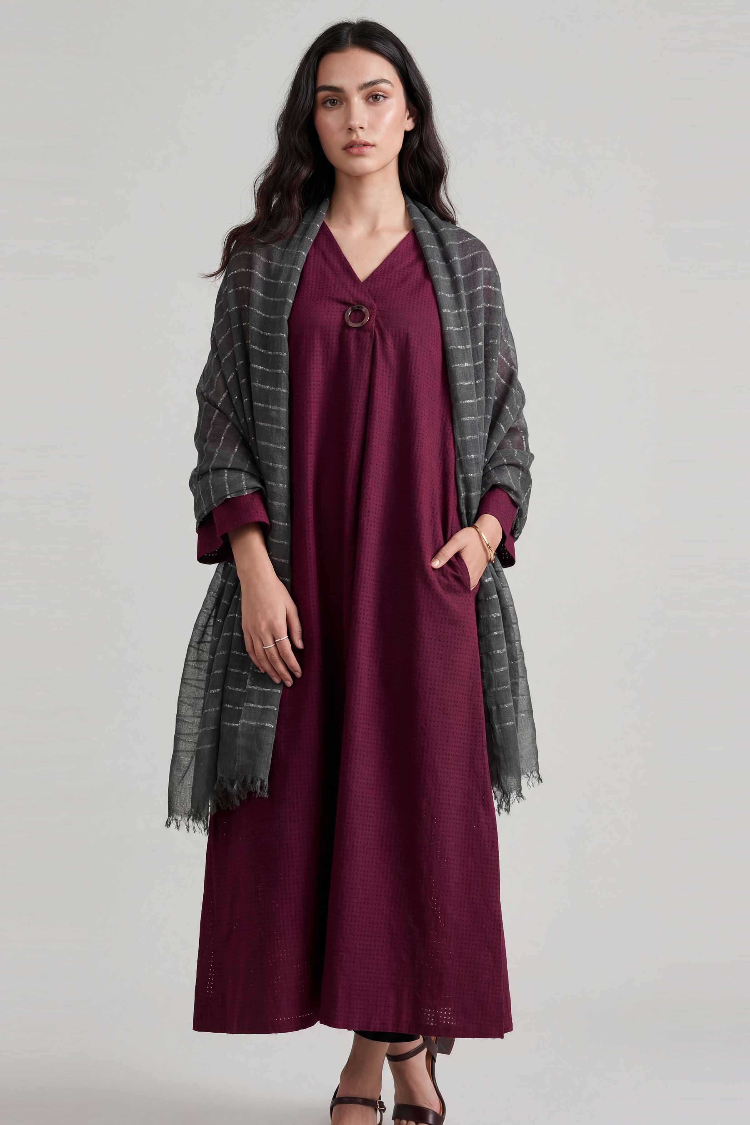 Black Women Scarf-447752103 - Image 3