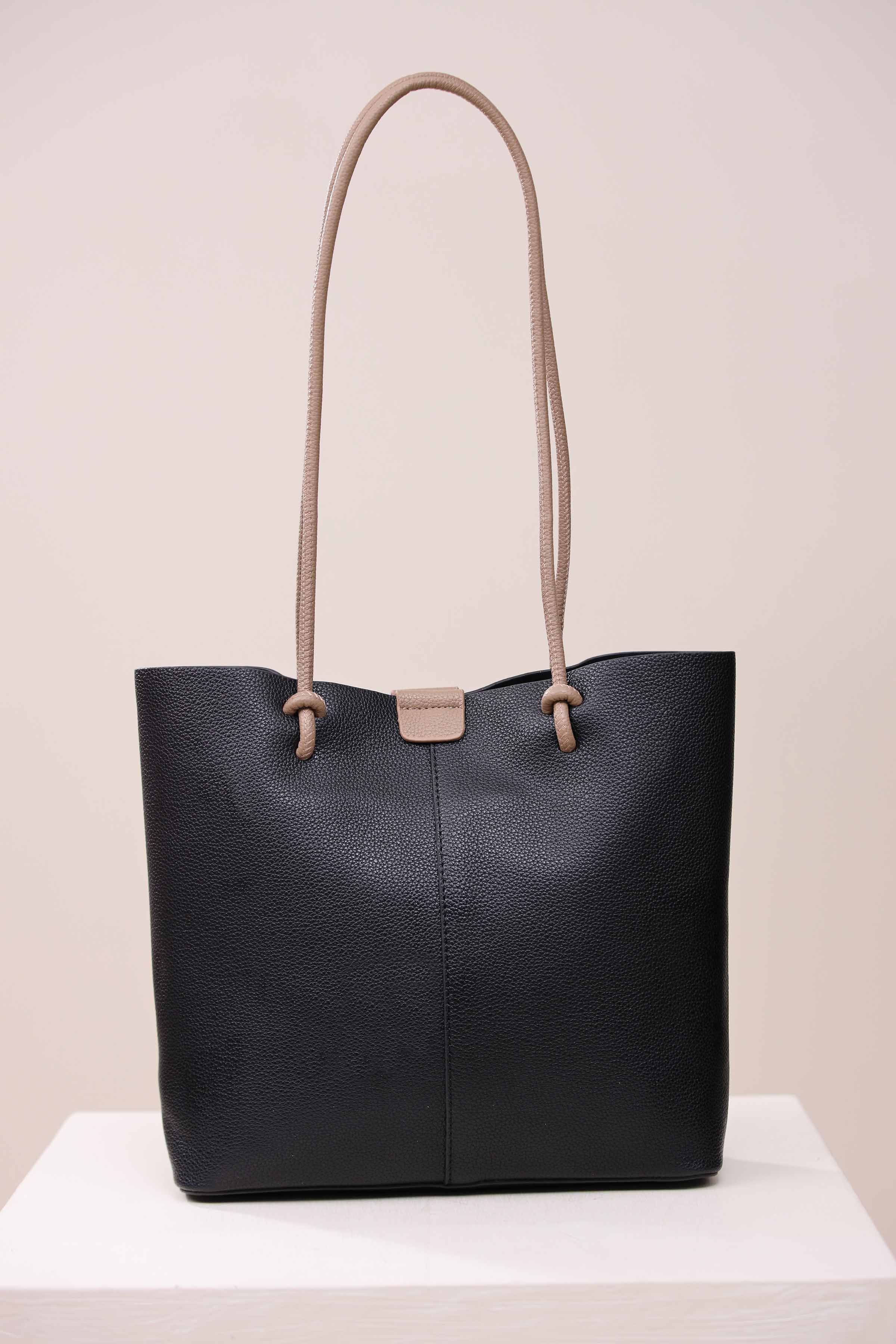 Black Tote Bag-443492103 - Image 3