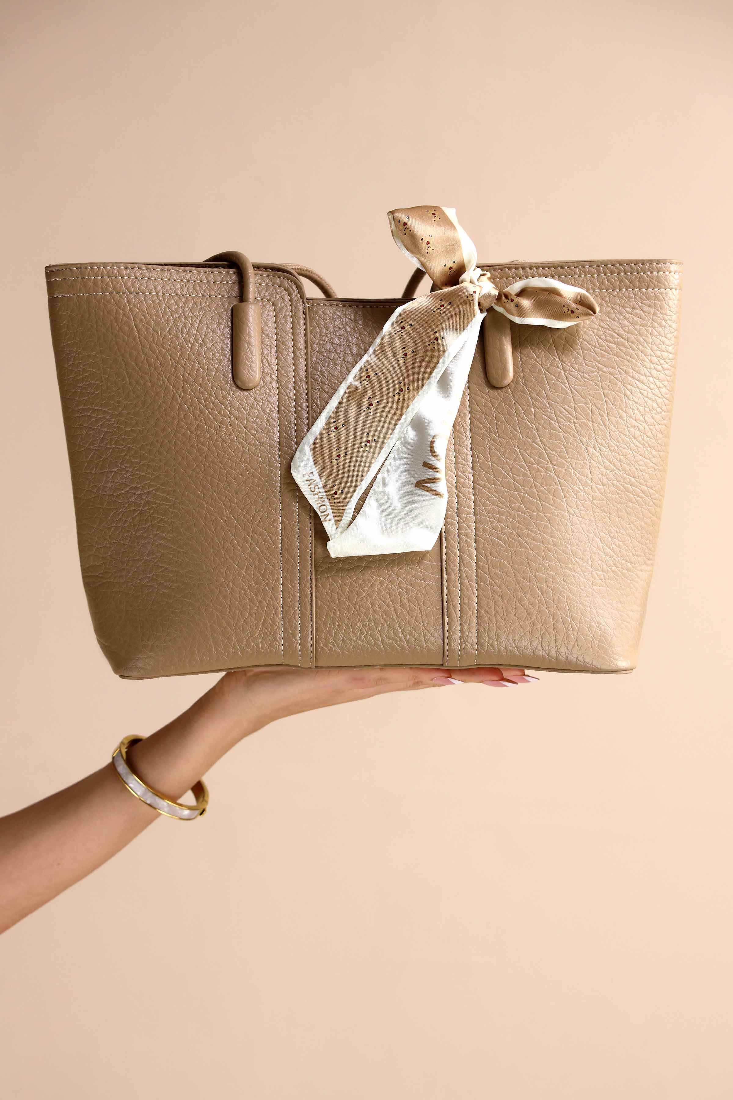 Light Beige Tote Bag-443612118 - Image 3