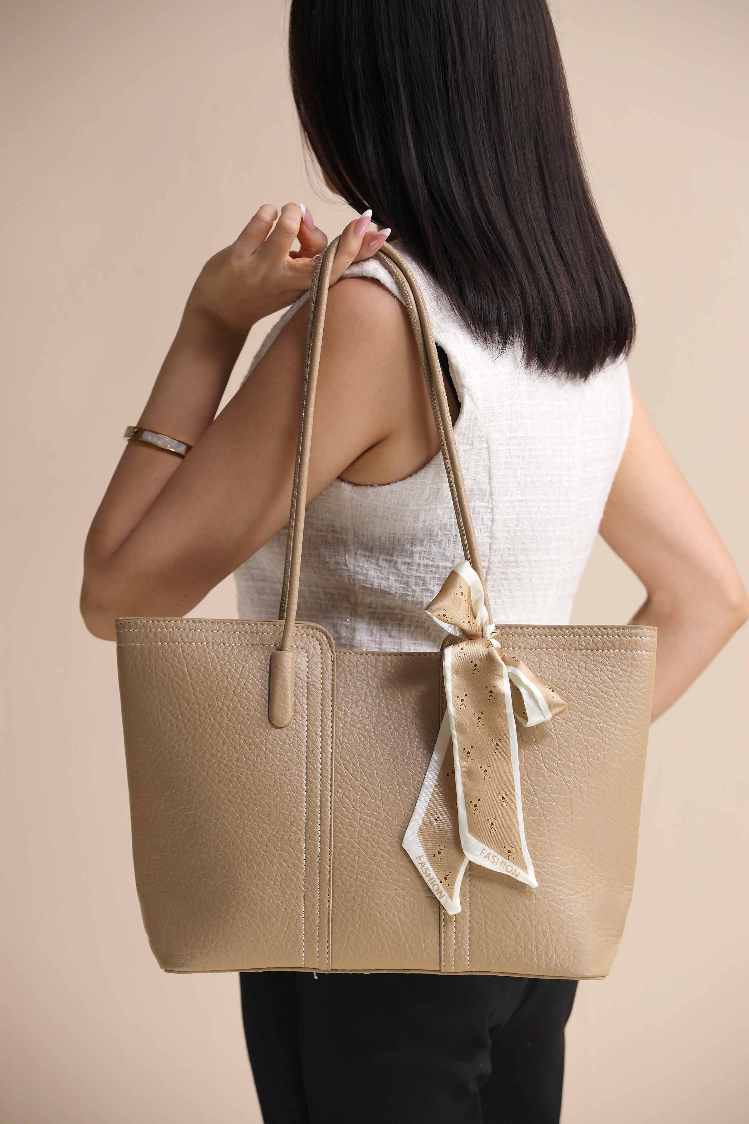 Light Beige Tote Bag-443612118 - Image 5