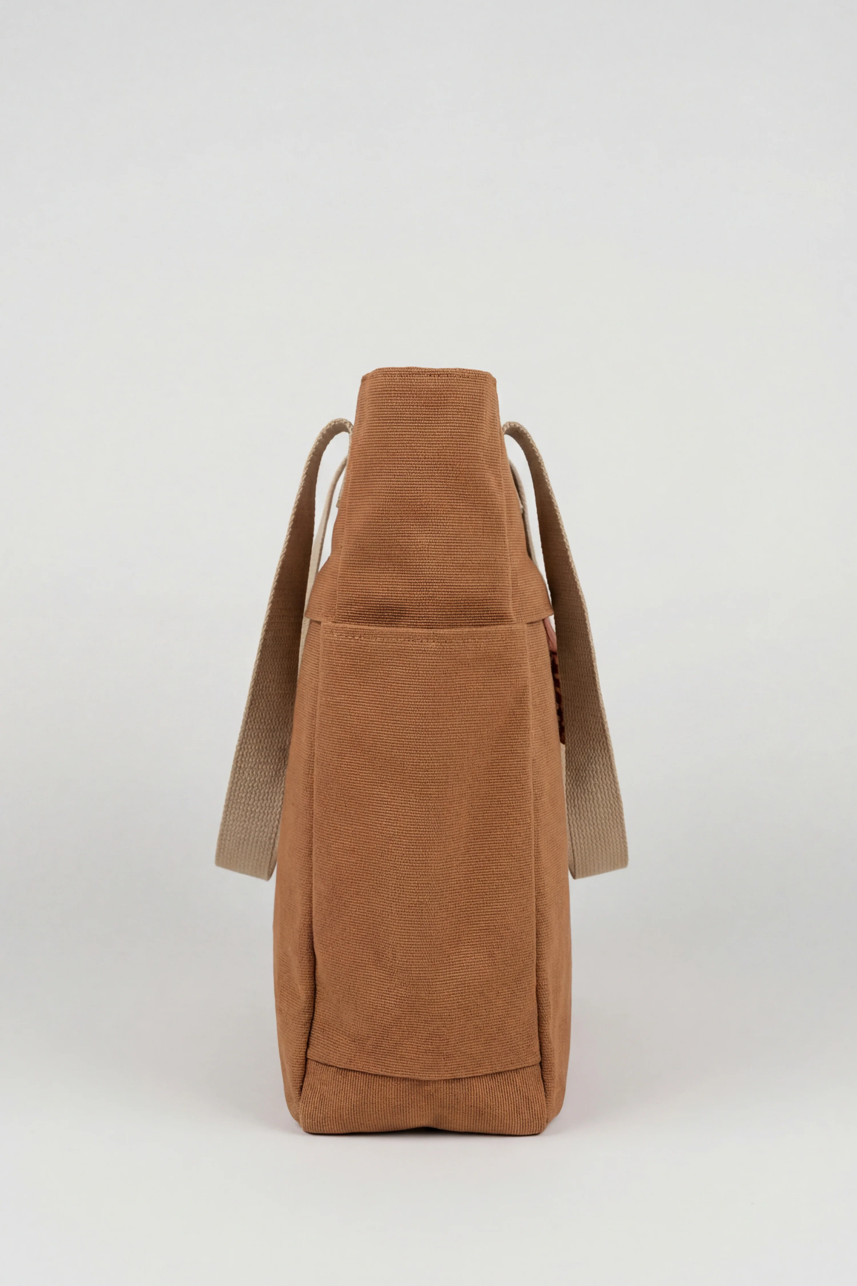 Brown Canvas Bag-446322113 - Image 3